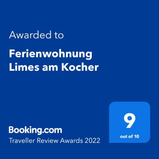 Ferienwohnung Limes Am Kocher Huttlingen Bagian luar foto